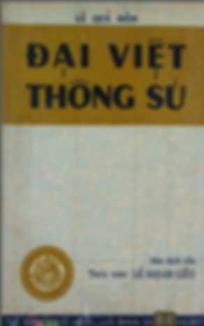 Đại Việt Thông Sử (1973 & 2007)