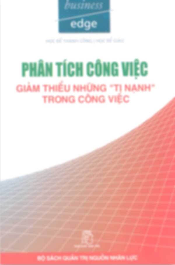 Phân tích công việc giảm thiểu những "tị nạnh" trong công việc