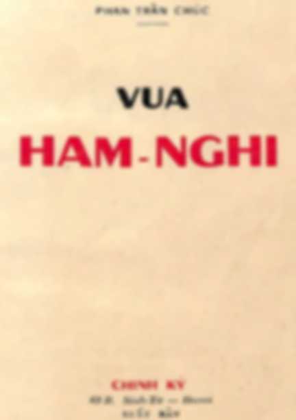 Vua Hàm Nghi - Phan Trần Chúc