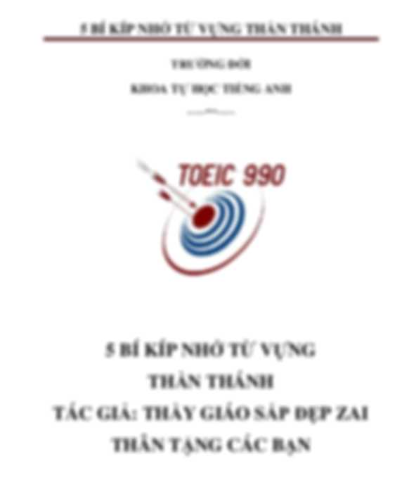 5 Bí Kíp Nhớ Từ Vựng Thần Thánh