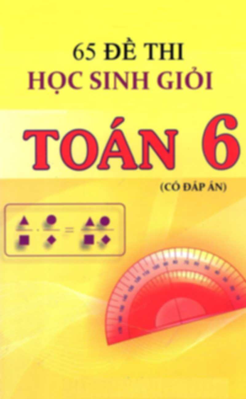 65 Đề Thi Học Sinh Giỏi Toán 6 Có Đáp Án