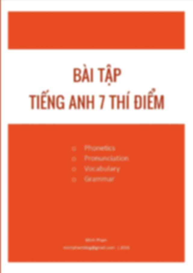Bài Tập Tiếng Anh 7 Thí Điểm