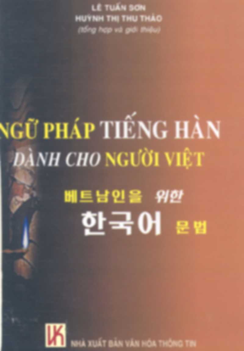 Ngữ pháp tiếng hàn dành cho người việt