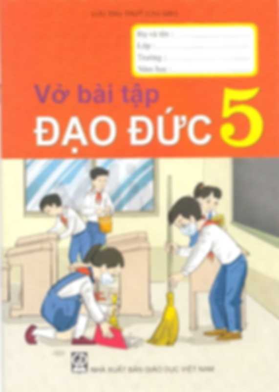 Vở Bài Tập Đạo Đức Lớp 5