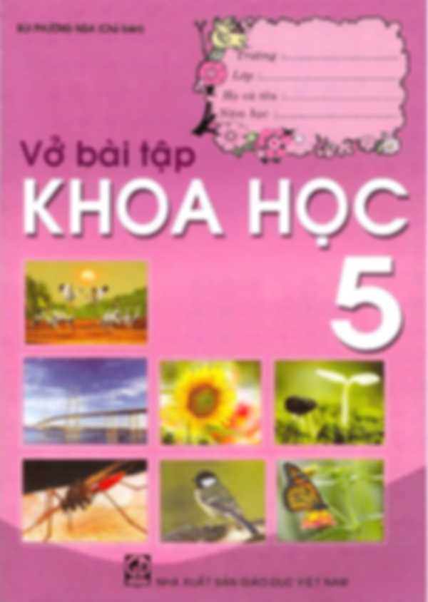 Vở Bài Tập Khoa Học Lớp 5