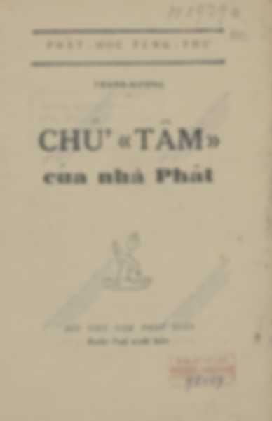 Chữ Tâm của nhà Phật - Thanh Hương