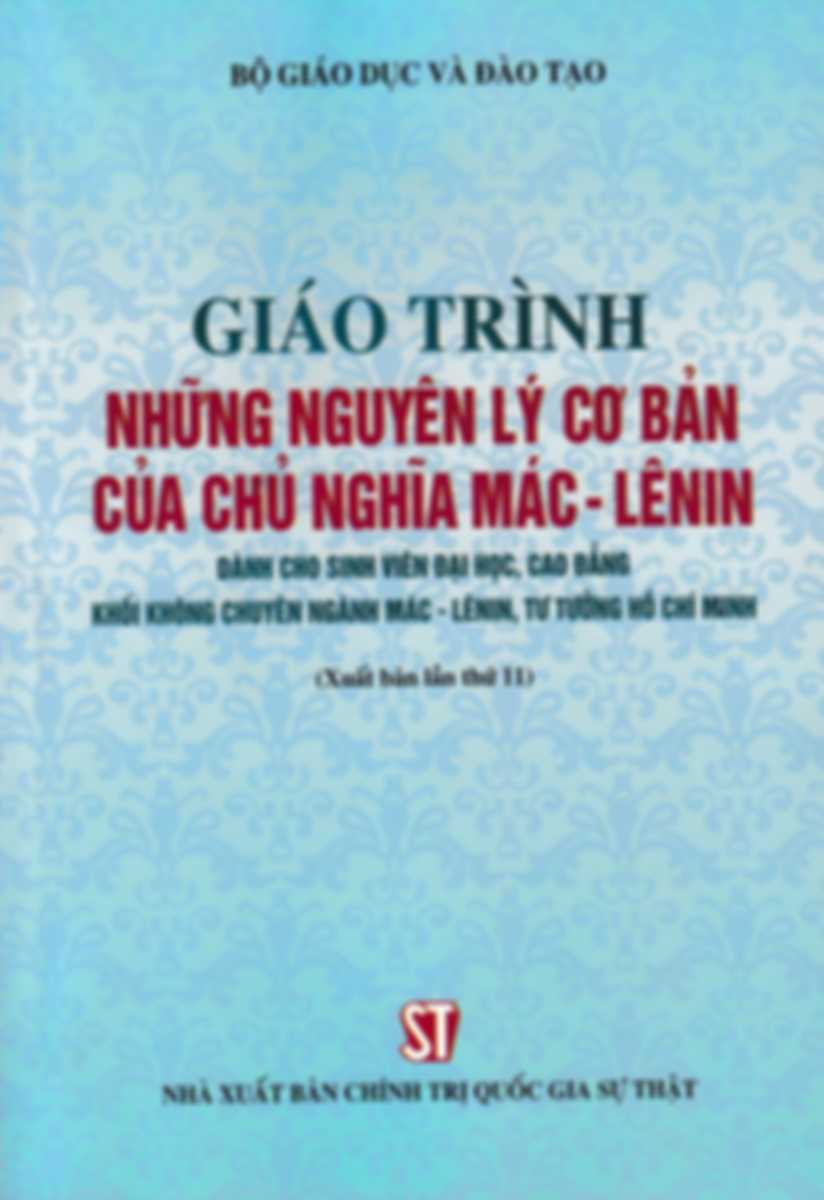 Giáo trình những nguyên lý cơ bản của chủ nghĩa Mác-Lênin