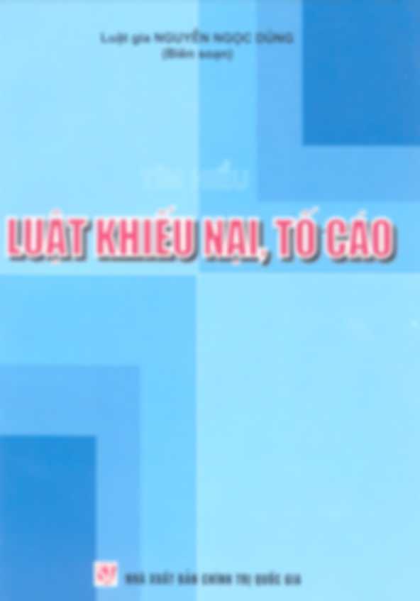 Tìm hiểu Luật khiếu nại tố cáo
