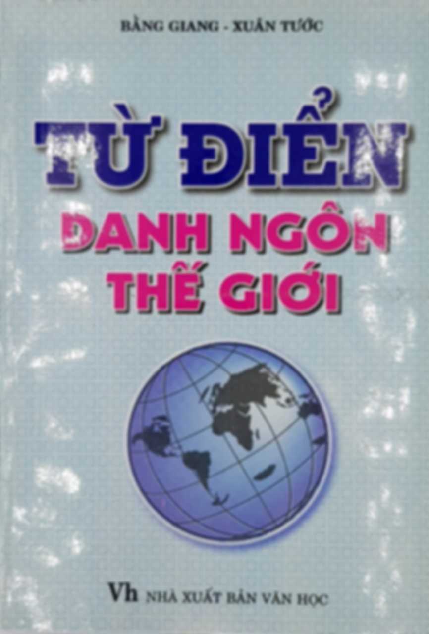 TỰ ĐIỂN DANH NGÔN THẾ GIỚI
