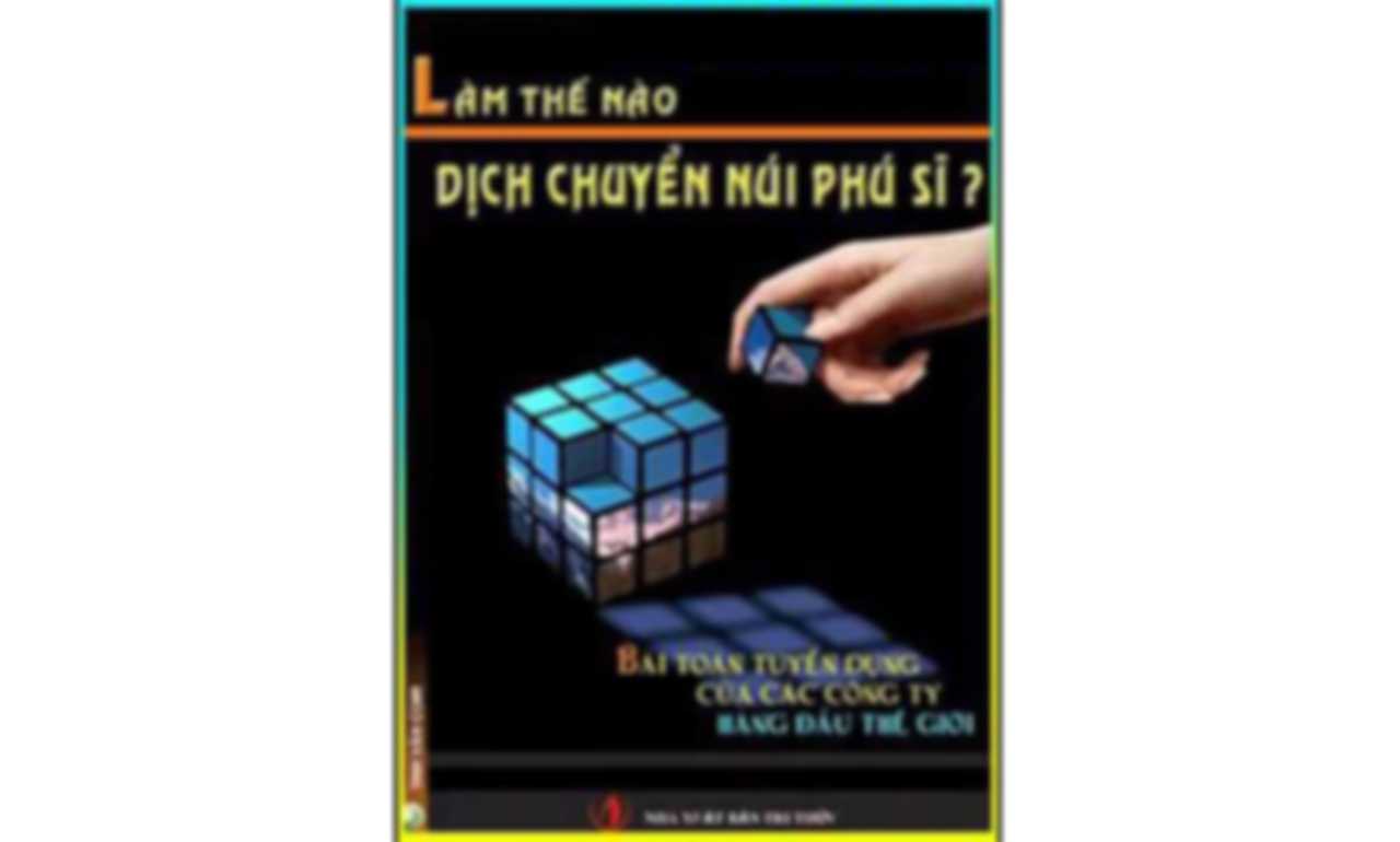 Làm Thế Nào Dịch Chuyển Được Núi Phú Sĩ – William