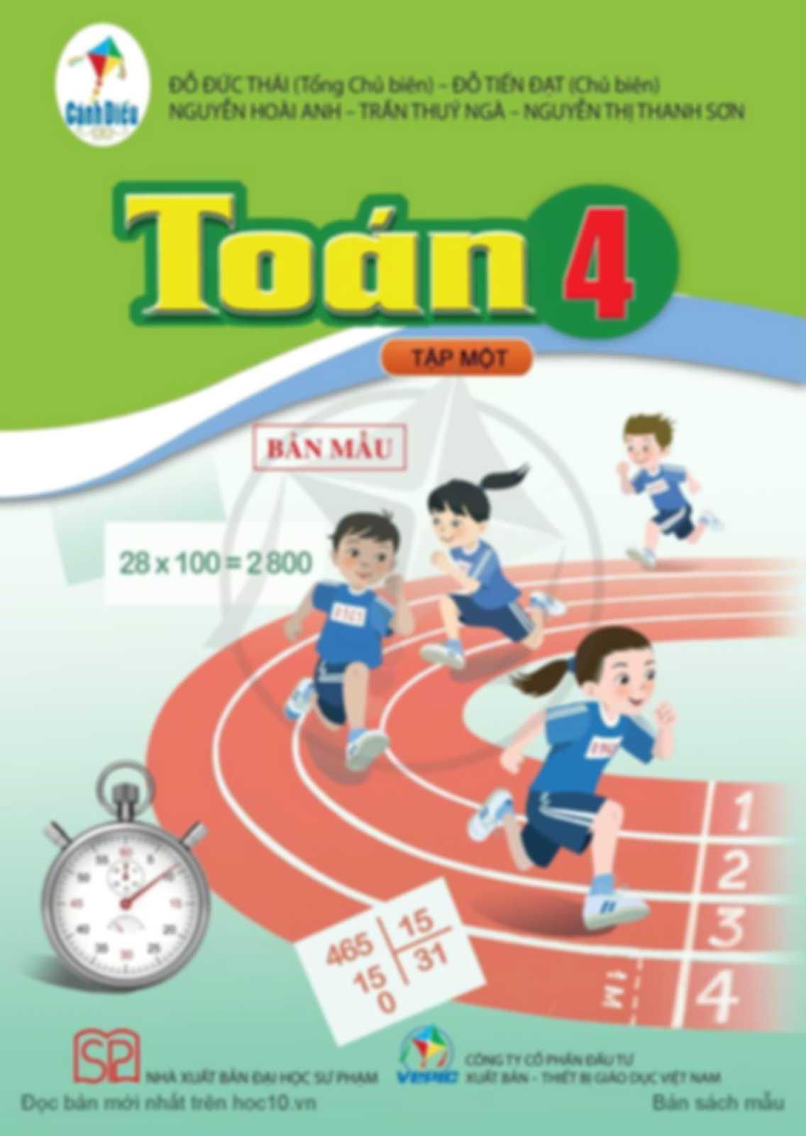 Toán 4 Tập 1 - Cánh Diều