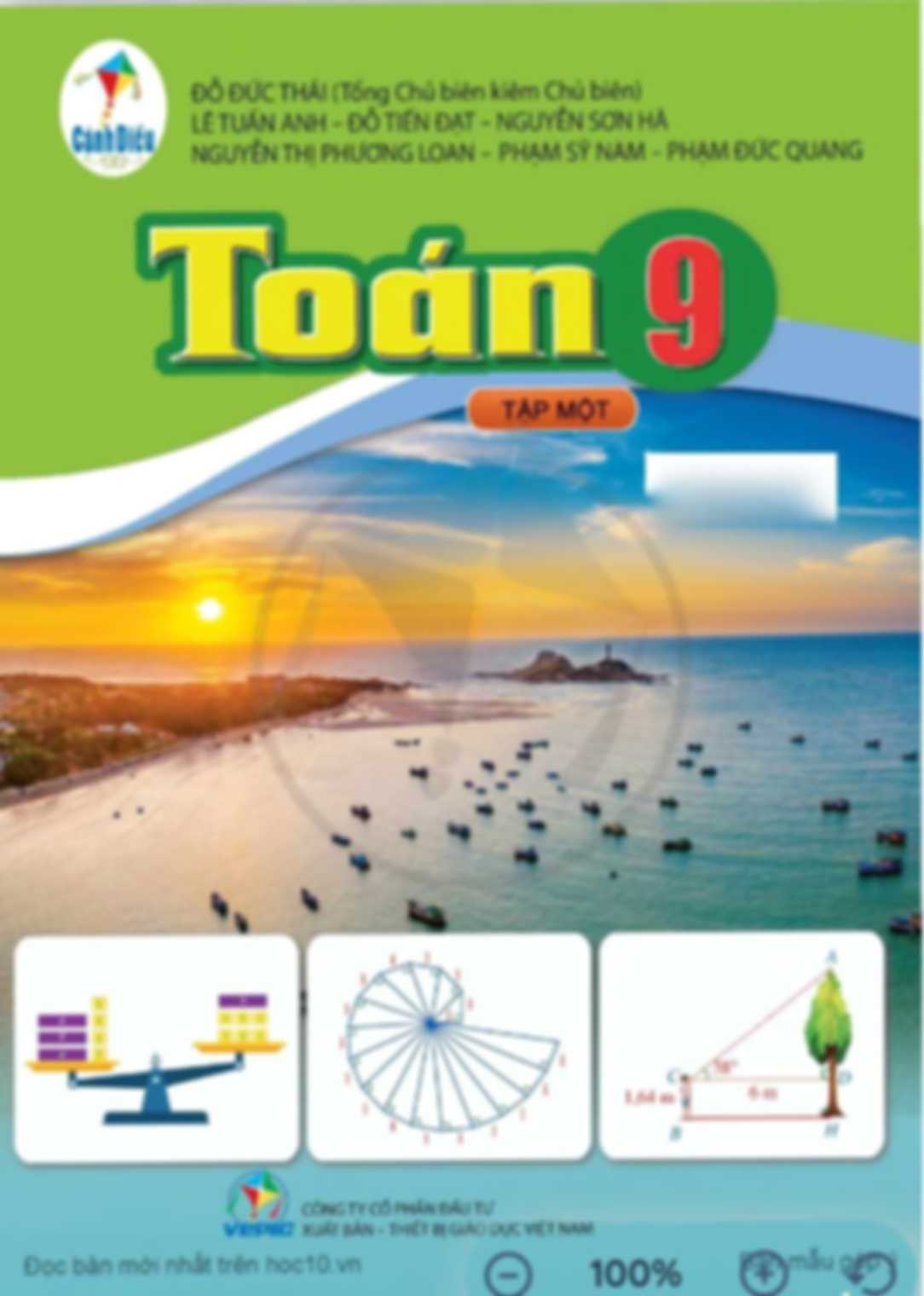 Toán 9 Tập 1 - Cánh Diều