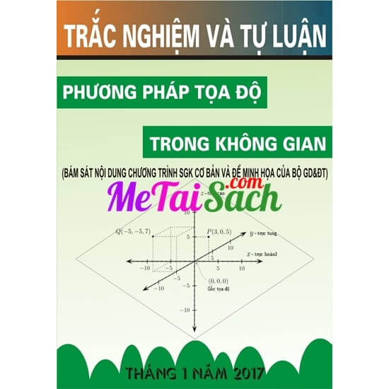 Chuyên đề phương pháp tọa độ trong không gian Oxyz