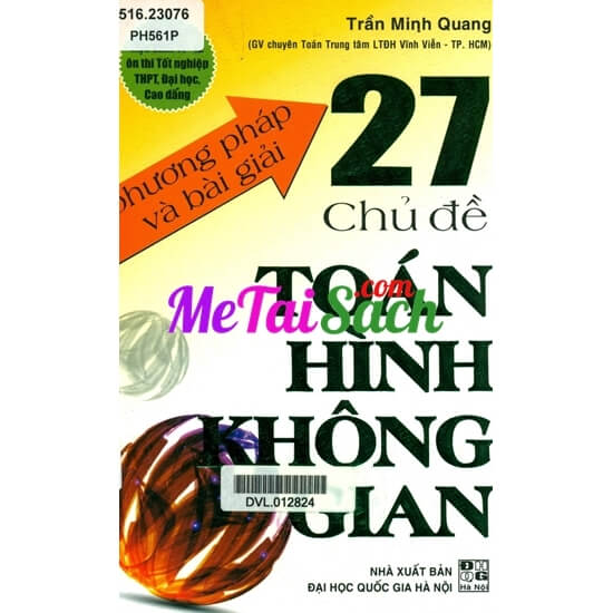 Phương Pháp Và Bài Giải 27 Chủ Đề Toán Hình Không Gian