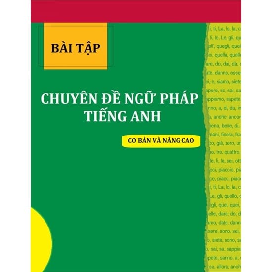 Bài tập các chuyên đề ngữ pháp tiếng anh