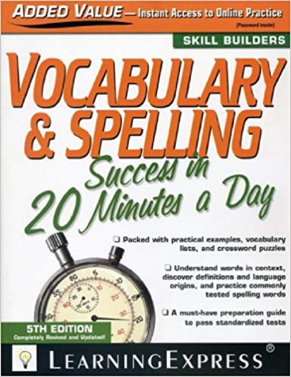 Vocabulary & Spelling success in 20 minutes a day