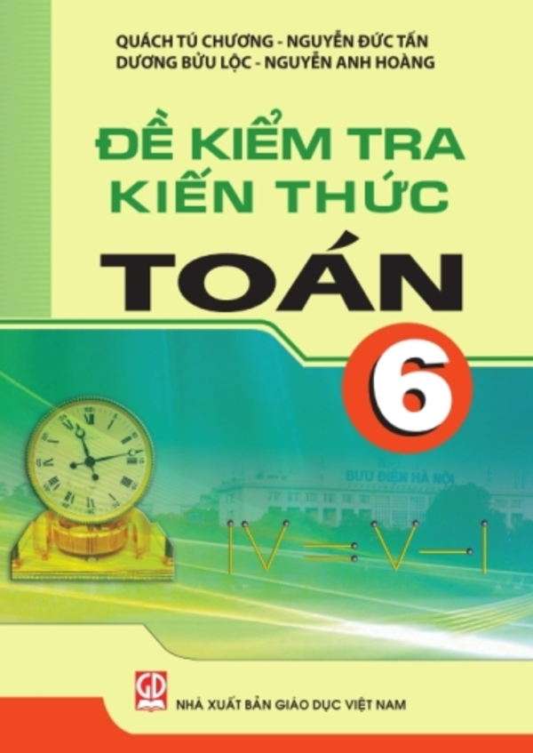 Đề kiểm tra kiến thức toán 6