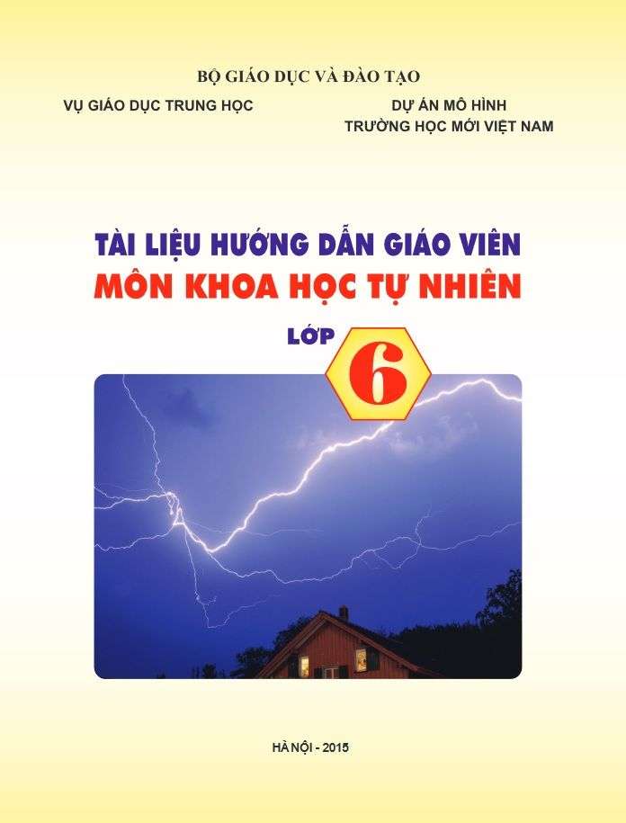 Tài liệu hướng dẫn giáo viên môn Khoa học tự nhiên lớp 6