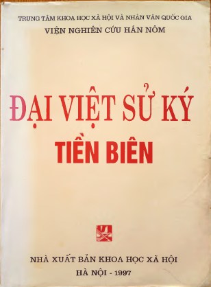 Đại Việt Sử Ký Tiền Biên