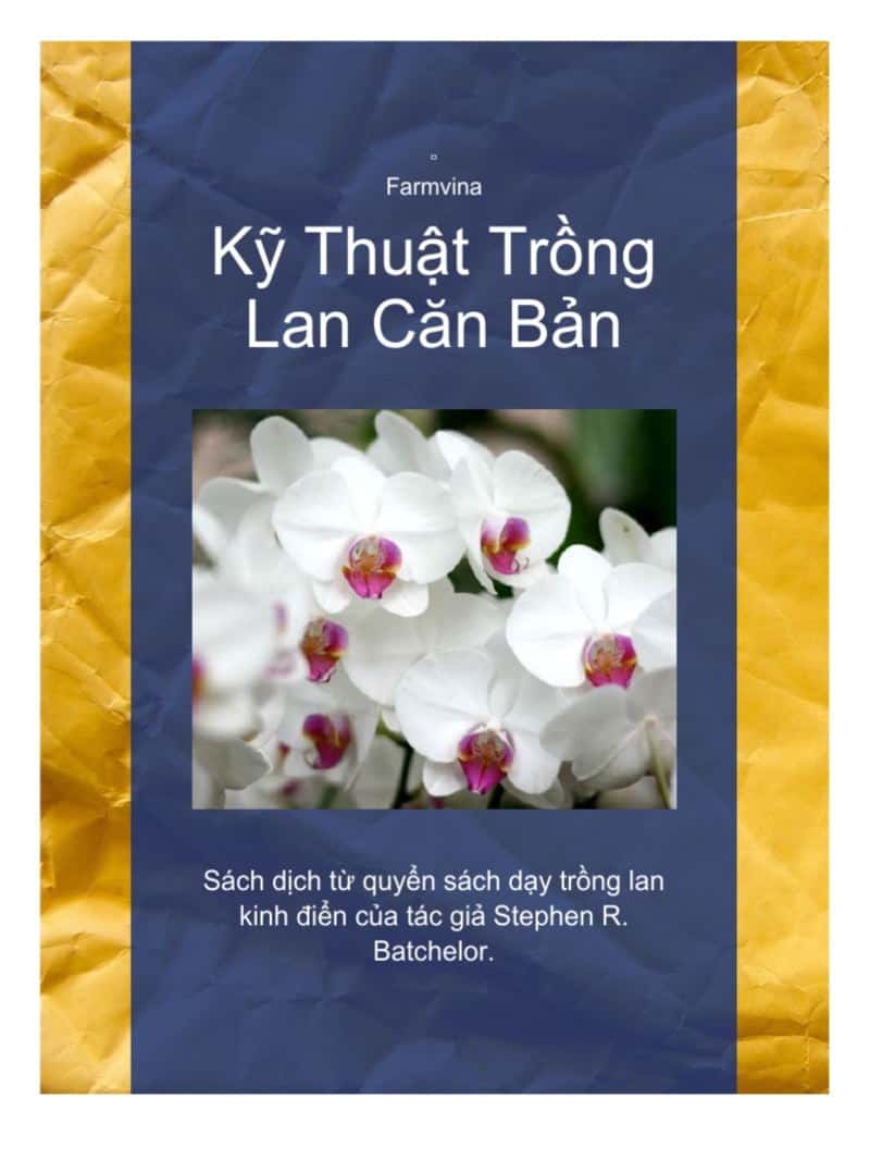 Kỹ Thuật Trồng Lan Căn Bản