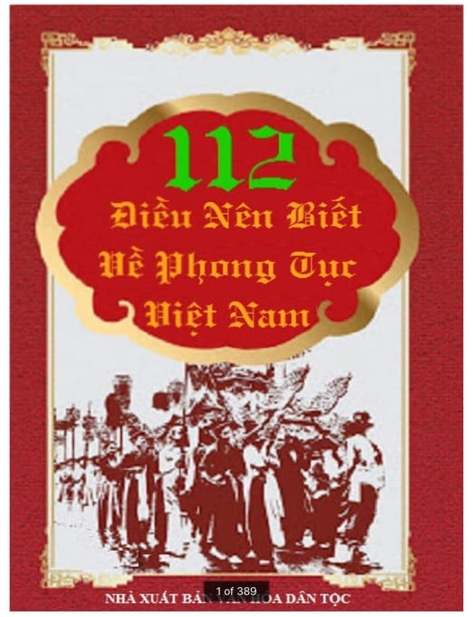 112 Điều Nên Biết Về Phong Tục Việt Nam