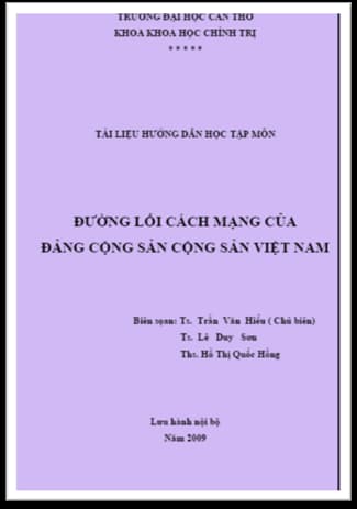 Đường Lối Cách Mạng Của Đảng Cộng Sản Việt Nam