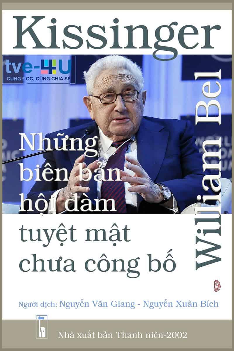 Kissinger - Những Bí Mật Chưa Được Công Bố (William Bel)