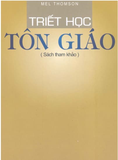 Triết Học Tôn Giáo - Mel Thomson