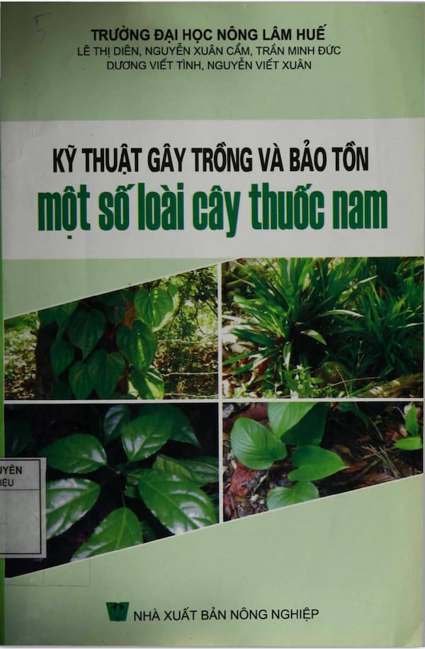 Kỹ thuật gây trồng và bảo tồn một số loài cây thuốc nam